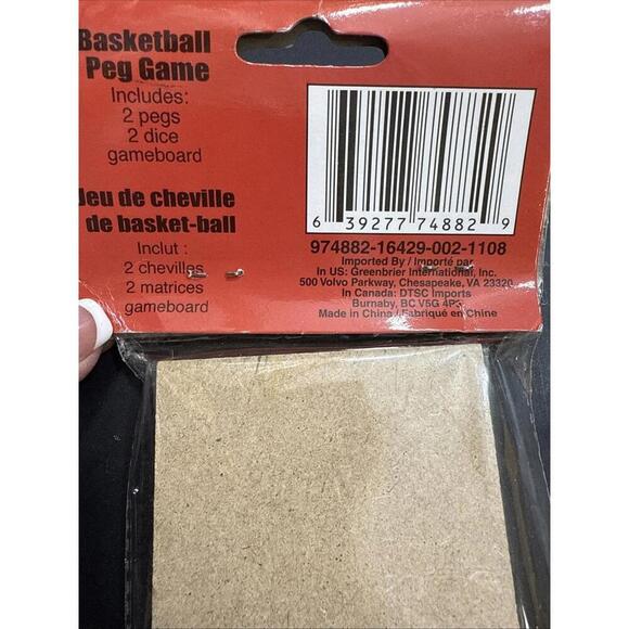 Basketball Peg Board Game, Brand New Sport Fun Travel Toy Hand Held Game - Picture 5 of 8